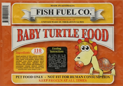 10x Blister Packs of Frozen Baby Turtle Food @ $80
