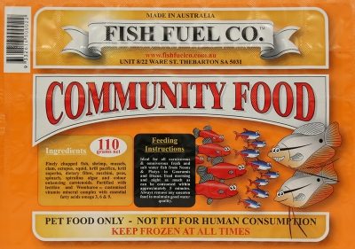 10x Blister Packs of Frozen Community Tank Fish Food @ $80